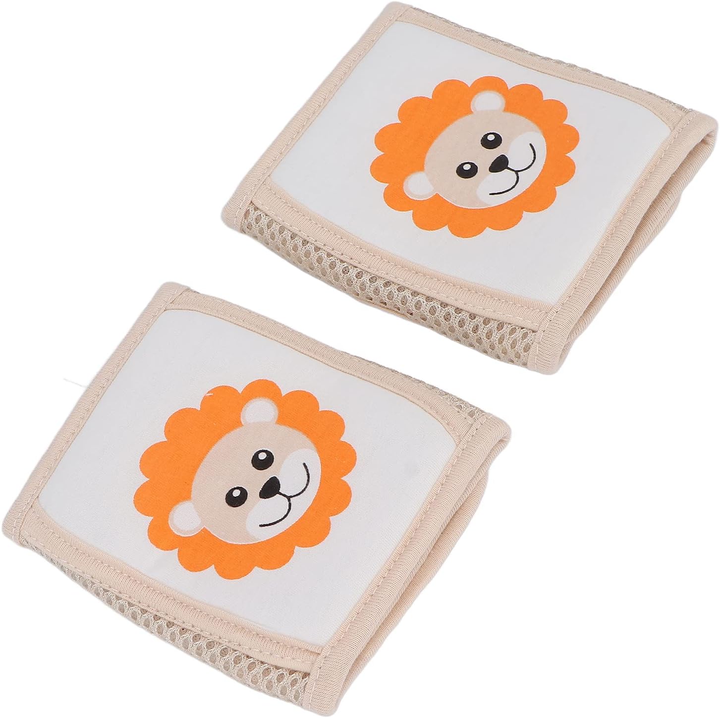 Infant Knee Pads Soft Mesh Design Adjustable Baby Elbow Guards Protectors for Crawling, 11.4 X 4.7", Unisex, 2 Pcs