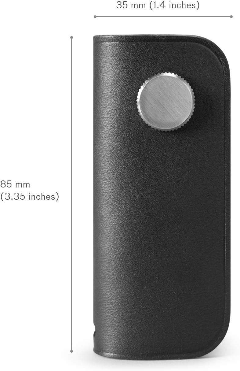 Key Organiser Italian Leather and Stainless Steel Smart Key Holder