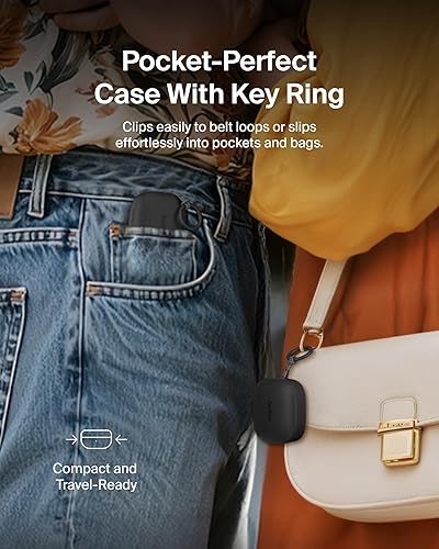 Miniatura 6 de Belkin SoundForm Anywhere - Auriculares inalámbricos, ligeros, auriculares Bluetooth con comodidad de larga duración, IPX4 impermeable para iPhone,