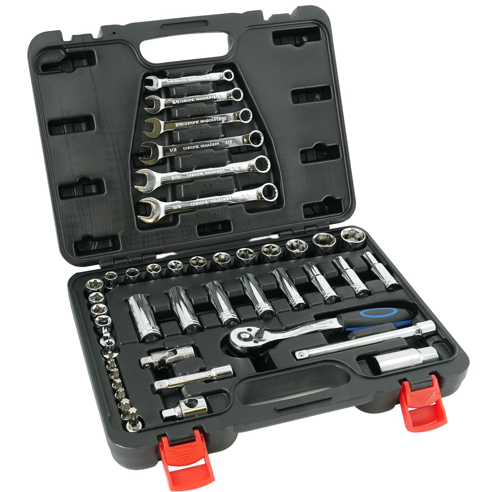 Harley-Davidson 車載工具セット　ハーレーダビッドソン Amazon.co.jp: ハーレーメンテナンス インチ工具セット 44pcs TOOL348