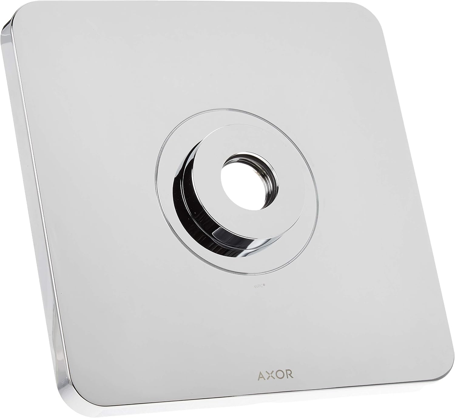 AXOR Wall Plate SoftCube Easy Install 7-inch Modern Accessories in Chrome, 34612001