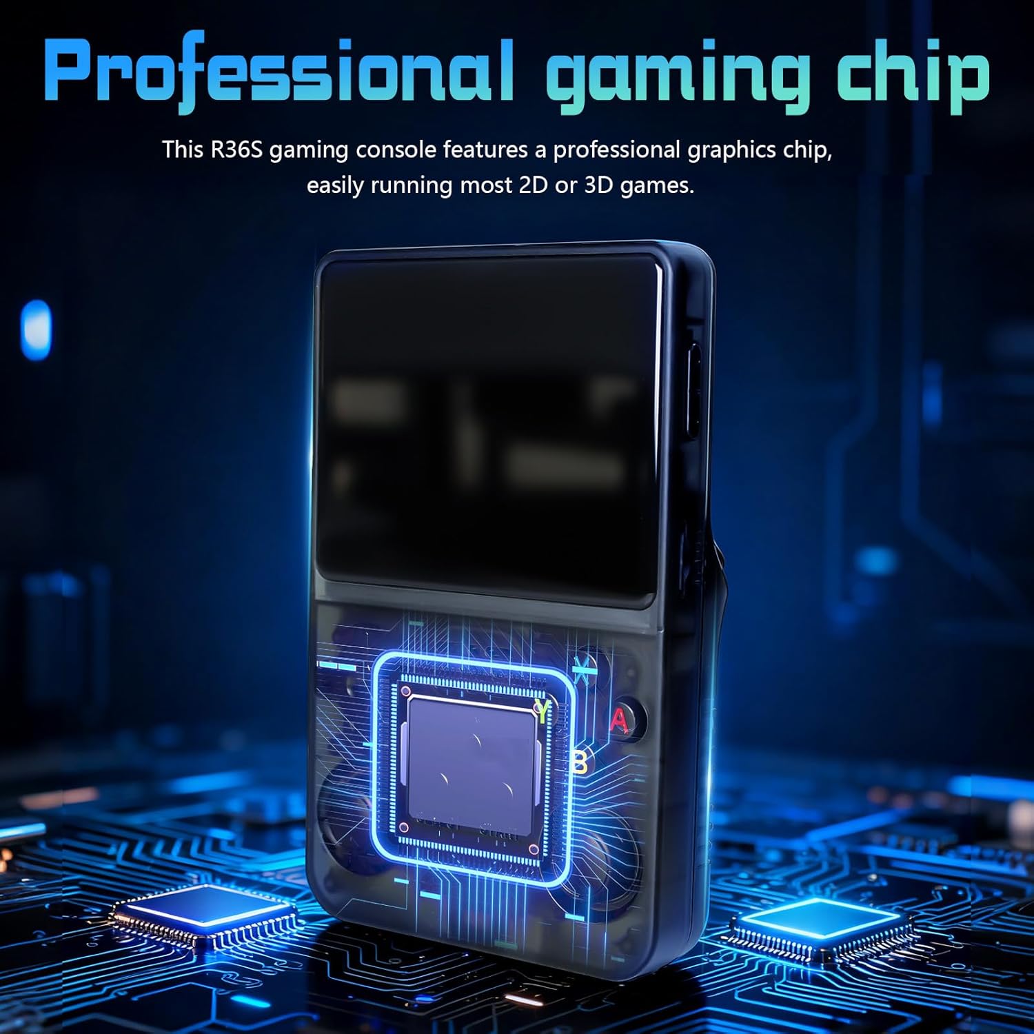 R36S Handheld Game Console Retro Gaming Console Portable Handheld Retro Game Console Preloaded with Built-in Games Handheld Emulator Console (64, GB) - Image 5