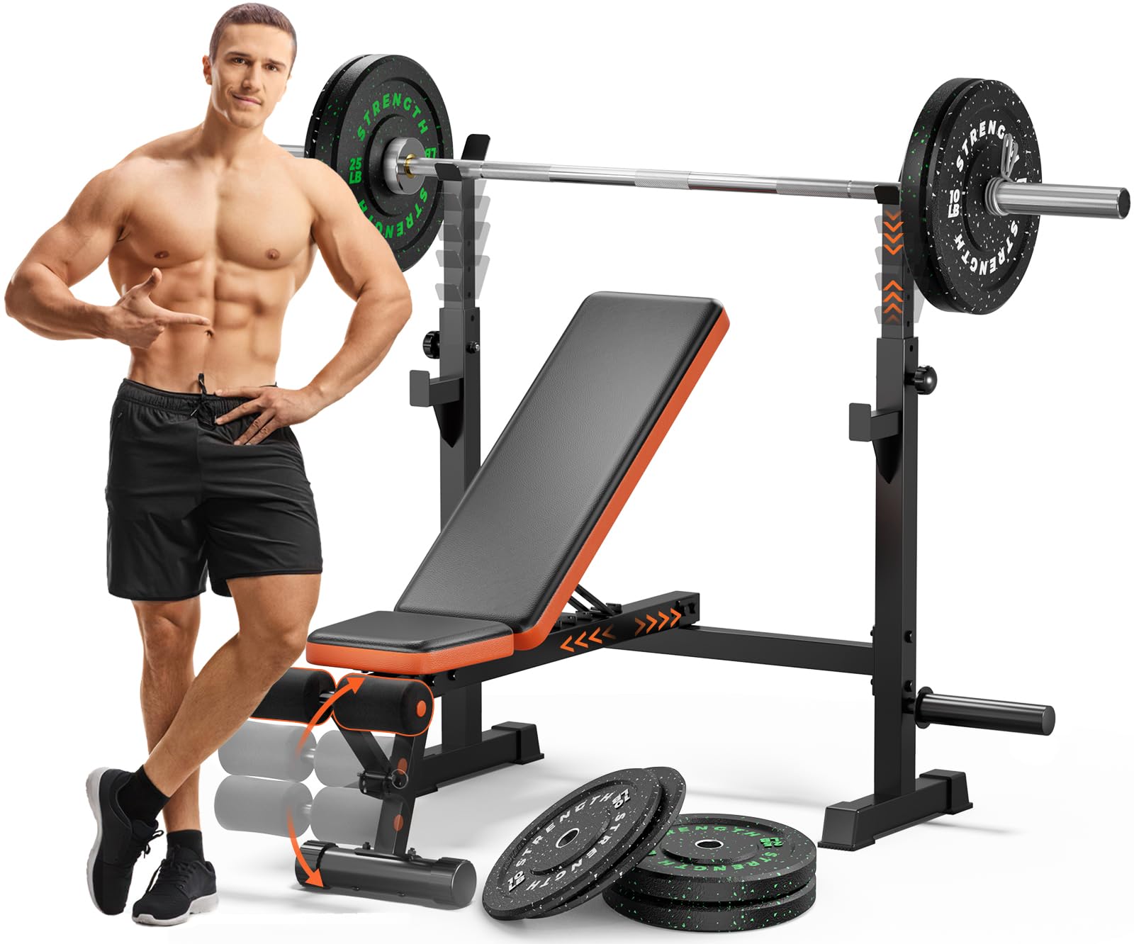 Fostoy Adjustable Weight Bench