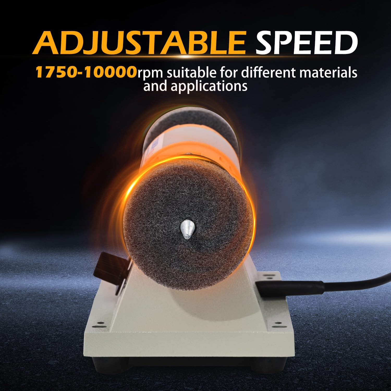 Snapklik.com : 4" Jewelry Polisher- Adjustable Variable Speed Grinder