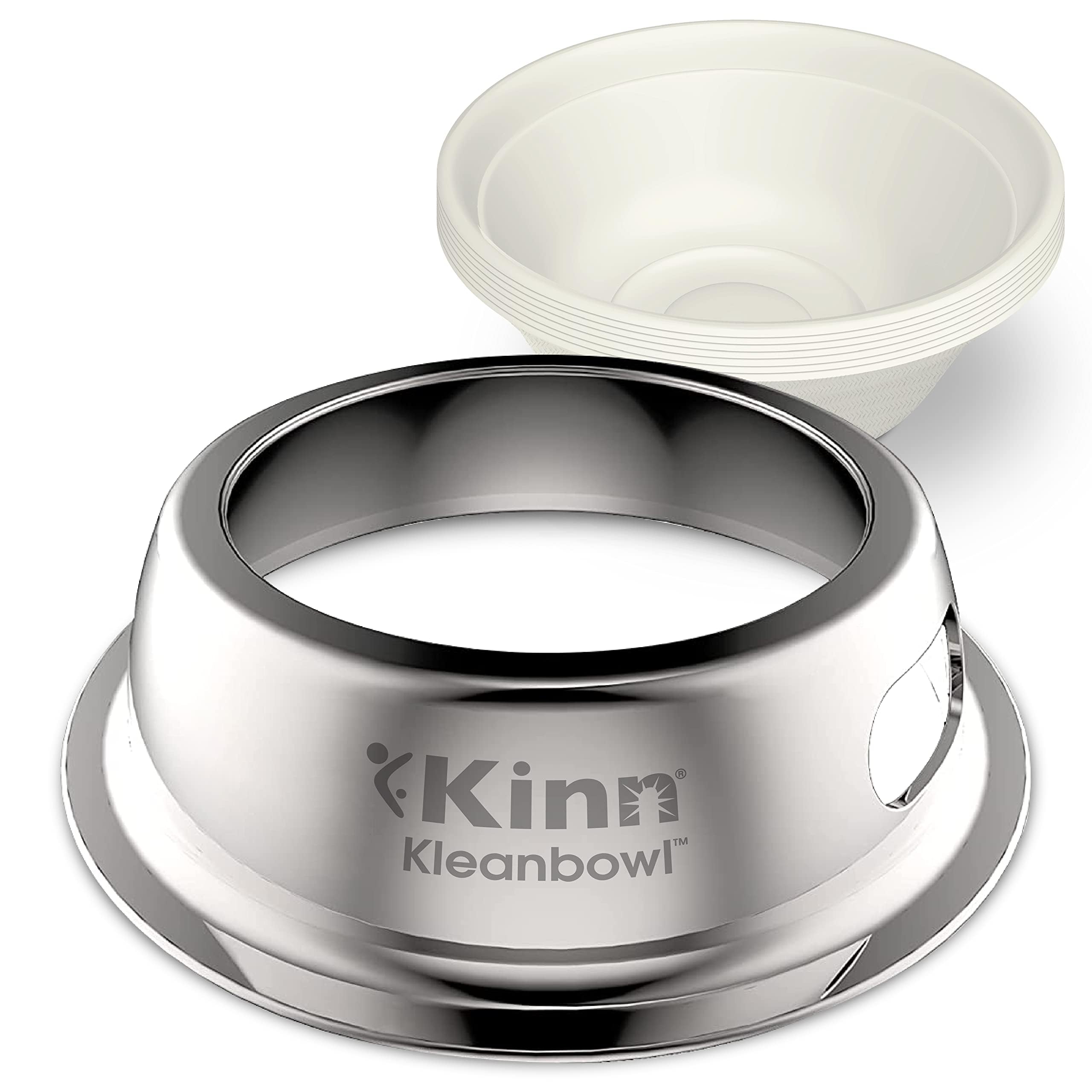 Kinn Kleanbowl Pet Bowl Stainless Steel Frame, 16 oz (Pack of 1)