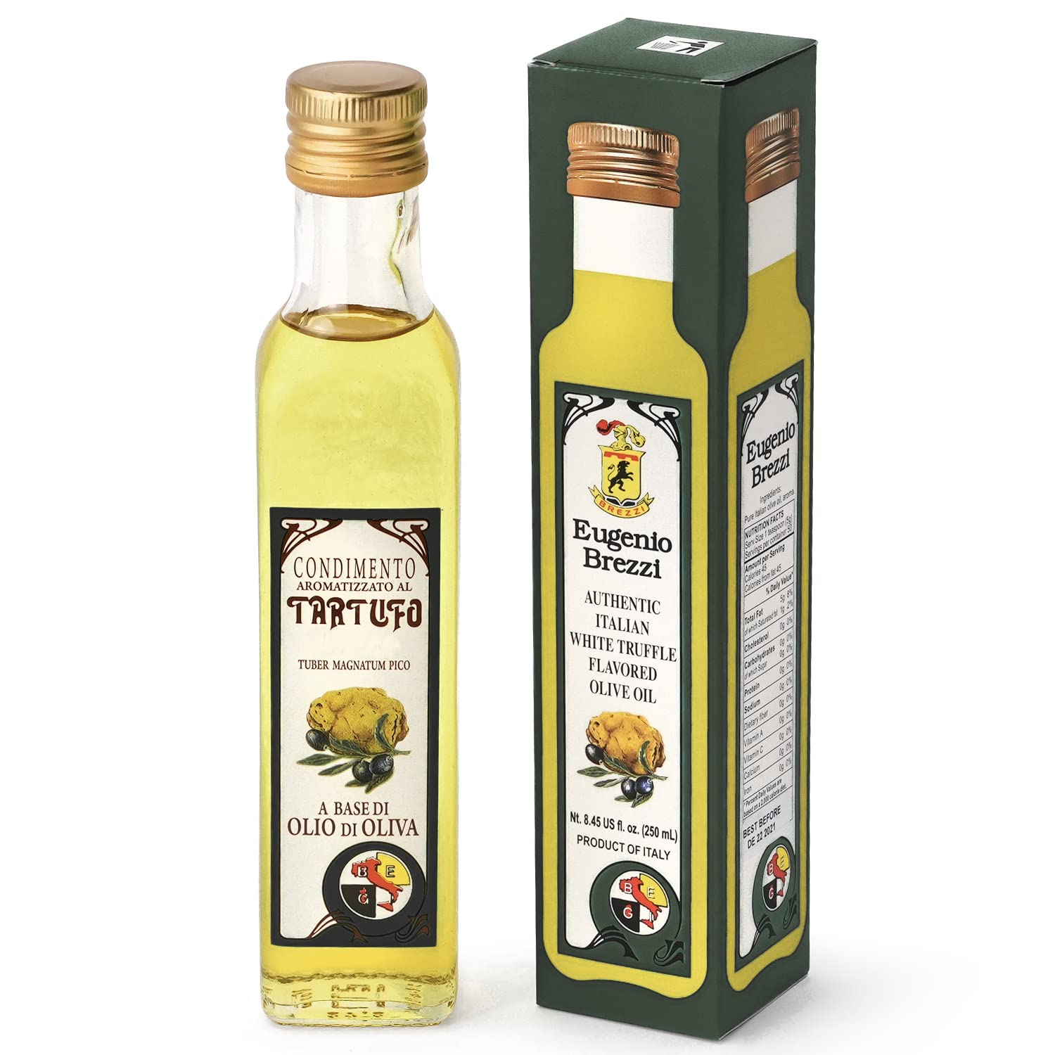 Italian Black Truffle Oil 8 oz Taste Black Truffle Oil