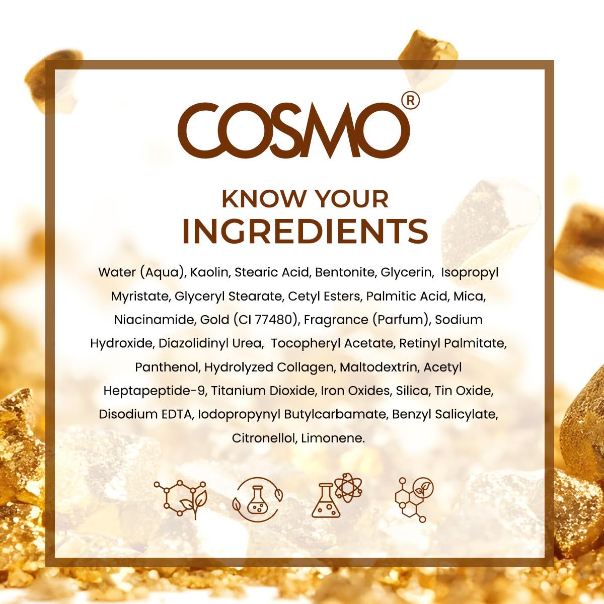 Amazon.com : Cosmo Skin Care 24k Gold Facial Face Mask 200g/7oz