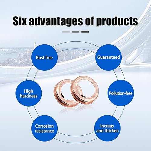 Miniatura 4 de Ajxn 12 juntas de tapón de escape de automóvil, arandela de tornillo de drenaje de aceite de latón M12, OEM de repuesto 11026-01M02, compatible con