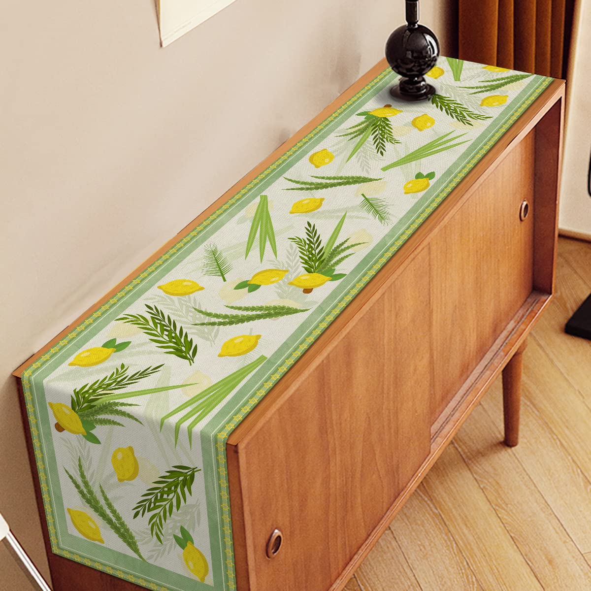Chemin De Table En Lin "Houx"- La Boutique De Juliette