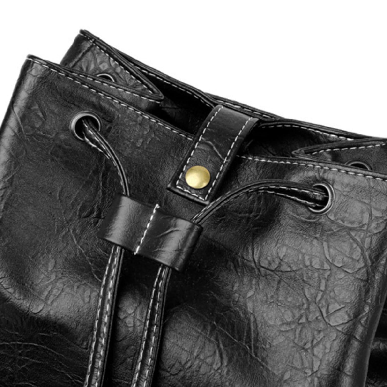 Petit sac à dos pour femme - Anti-vol - Sac à dos de ville - Élégant - Étanche - Sac à main 2 en 1 moderne pour les trajets - École - Travail - Voyage - Loisirs - Noir, Noir