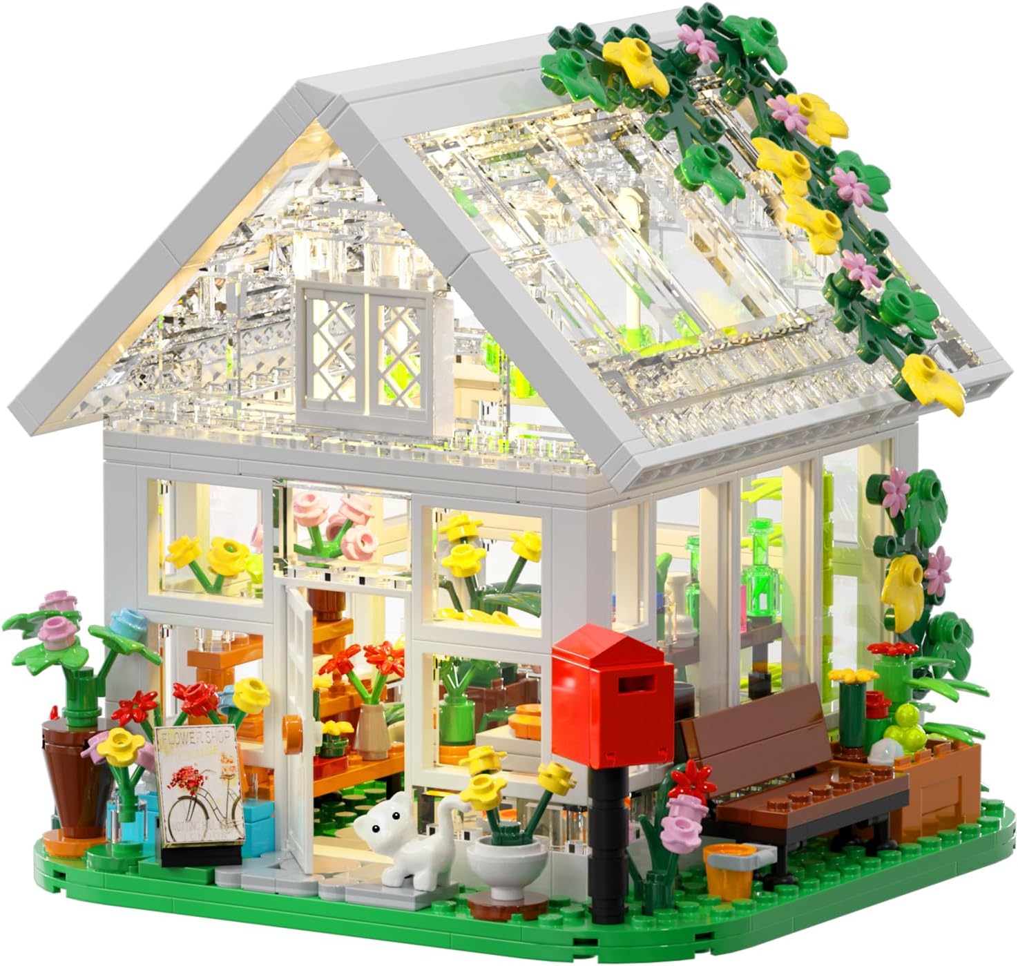Amazon.com: Flower House Building Set, Great Gift for Friends or Girls ...