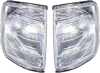 Vista 5 de Luz de esquina delantera izquierda y derecha, resistente a la intemperie, lente transparente de repuesto L/R LED, lámpara de estacionamiento para OE