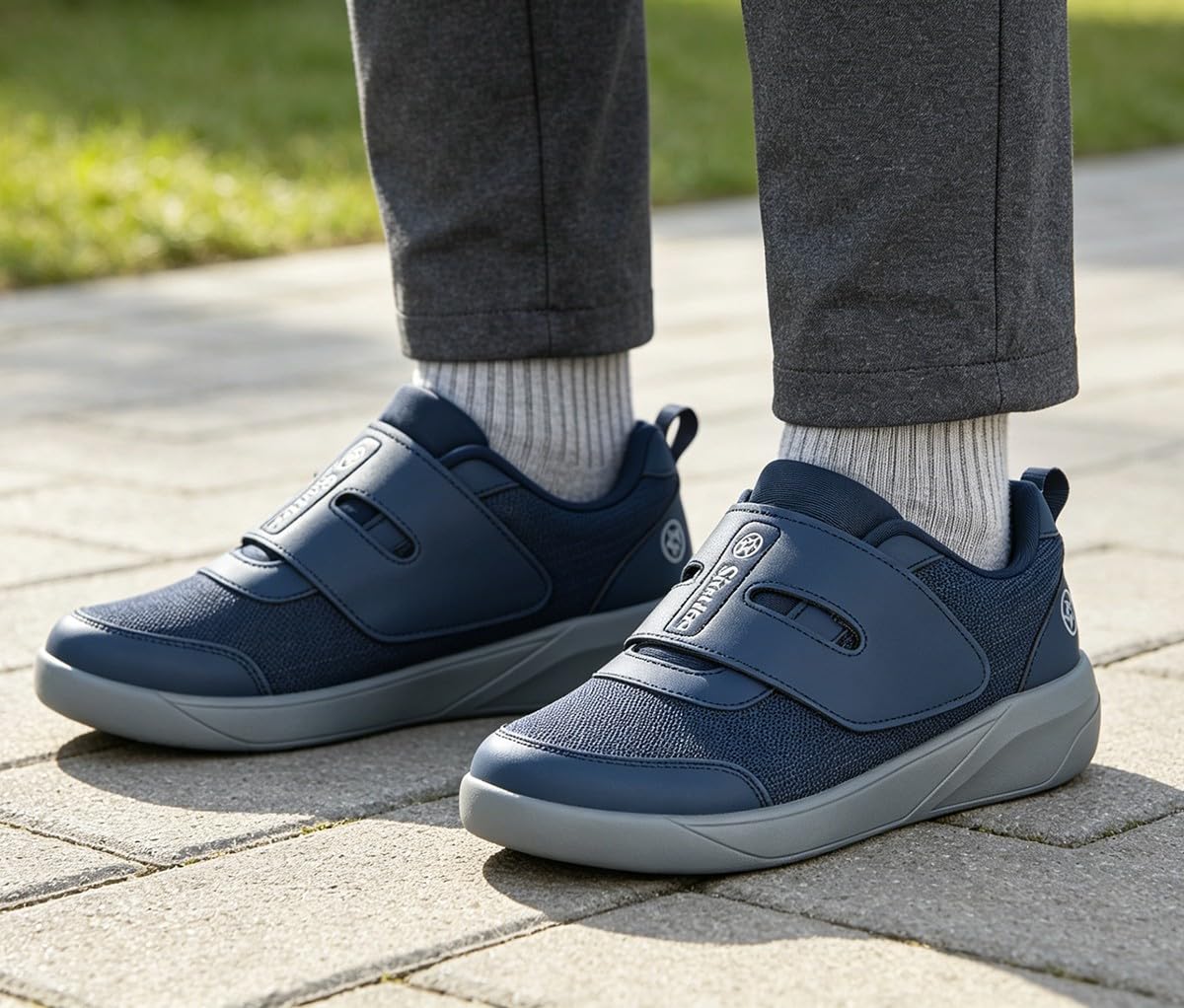 Zapatillas Diabéticos Ajustable Hombre Mujer Ancho | Respirable,Cómodos,Antideslizantes,zapatos ortopédicas especial,para ancianos,pieds sensibles