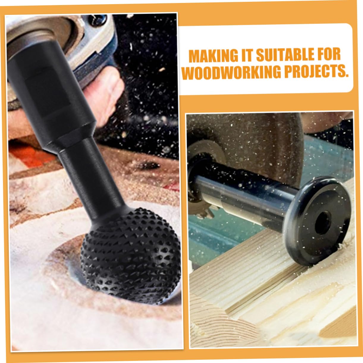 Kit De Brocas Carpintería Cortador Angular y Herramienta Rotativa Para Tallar Madera Resistente Altas Temperaturas y Corte Preciso Sin Rebabas