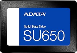 ADATA Ultimate SU650 Solid State Drive - 512GB Internal SSD - 2.5" SATA 6Gb/s - PC Upgrade - High-Speed, Secure Data Storage - Advanced Error Correction - Desktop Compatible - ASU650SS-512GT-R