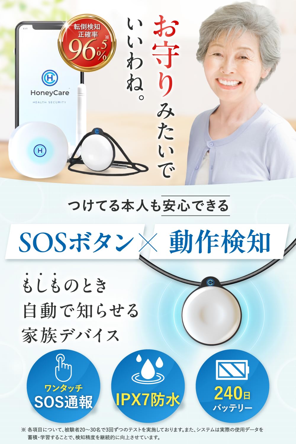 Amazon.co.jp: AEIGO(エイイーゴー) XC8000 転倒検知センサー AIで