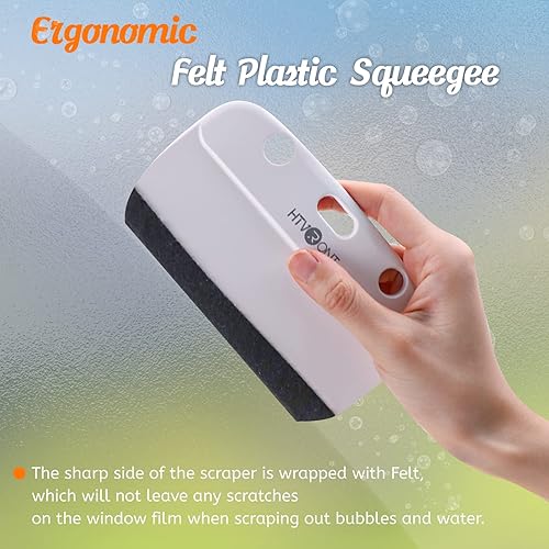 Miniatura 2 de HTVRONT Kit de película para ventana, 4 herramientas de instalación de película de privacidad para ventana, fácil de aplicar, kit de tinte para