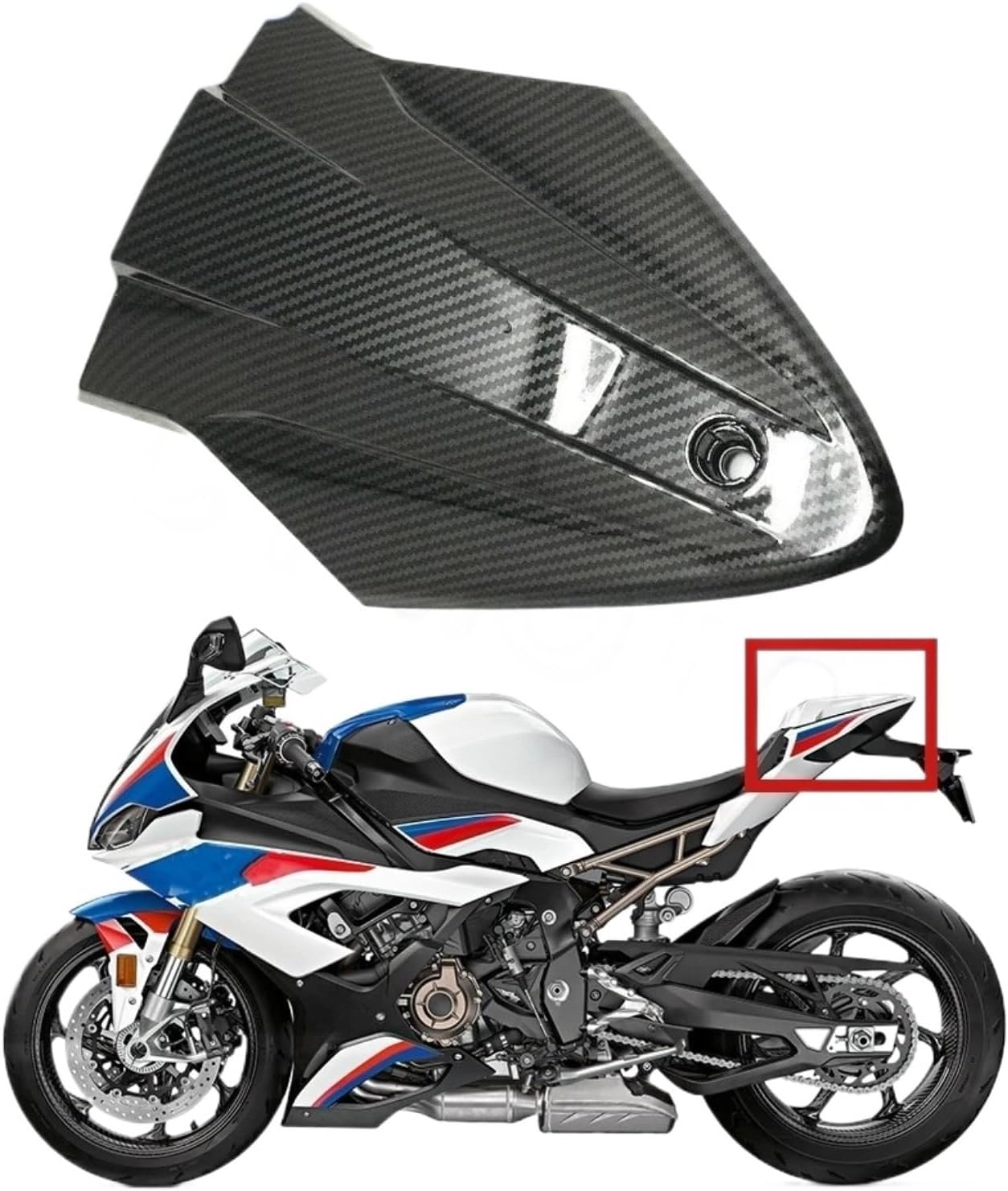 Motorcycle Rear Seat Back Cowl Fairing Kit for BMW S1000RR HP4 2015-2018 S1000R 2014-2019 Rear Seat Cowl Scrambler