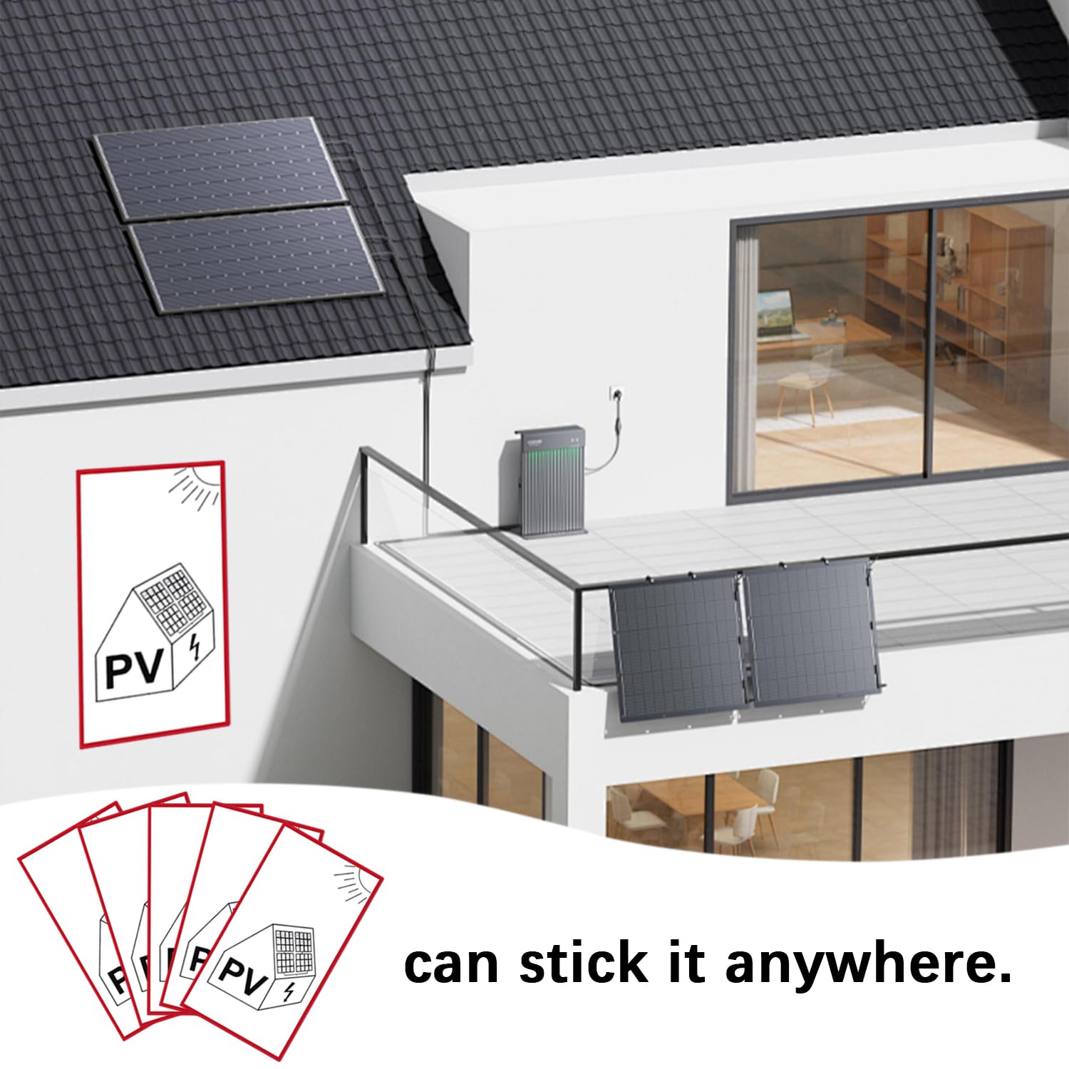 Impianti fotovoltaici: le nostre targhette resistenti alle intemperie e