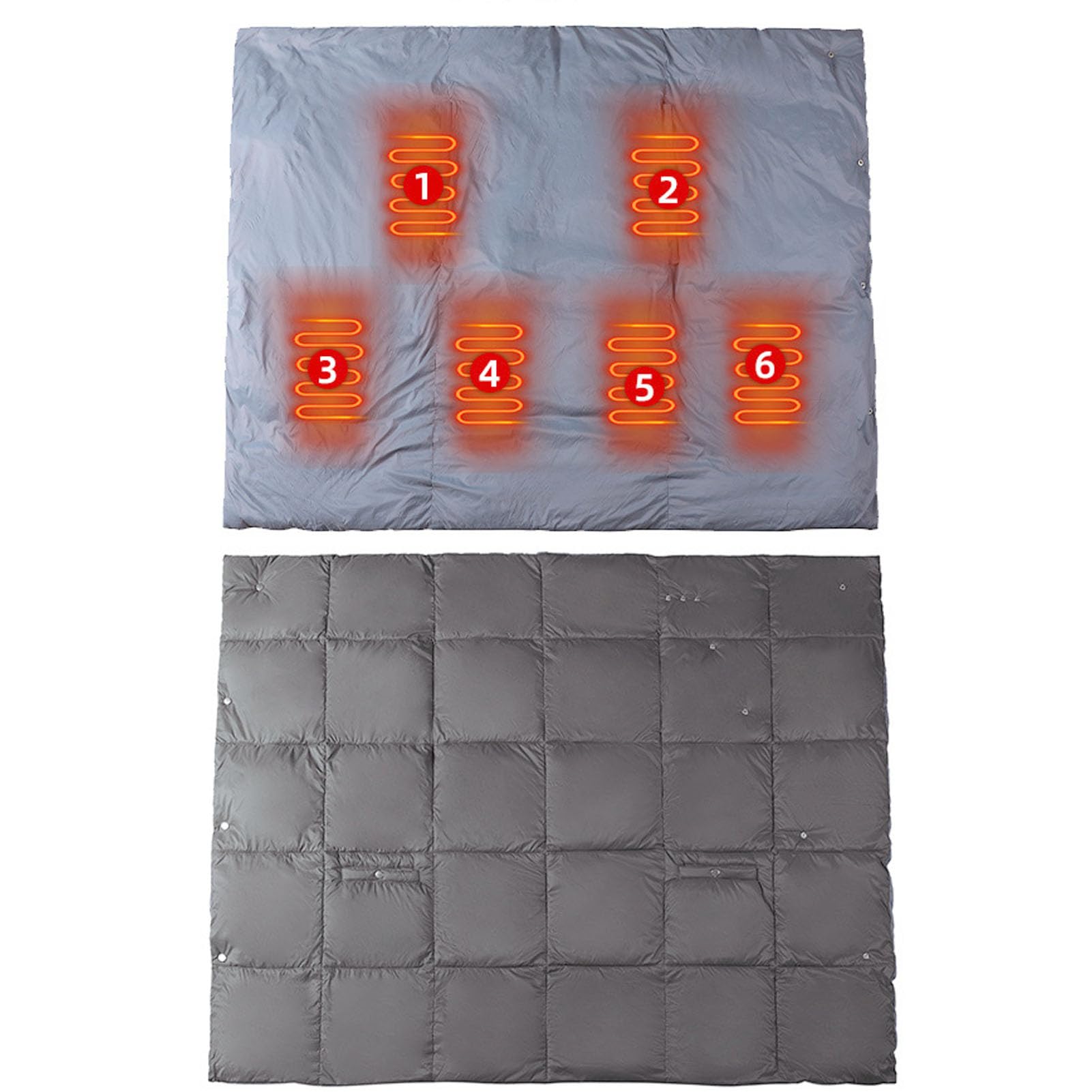 Coperta riscaldata USB Coperta riscaldata indossabile Coperta elettrica Scialle Spalla Collo Avvolgente Ultra morbida e calda Lavabile in lavatrice