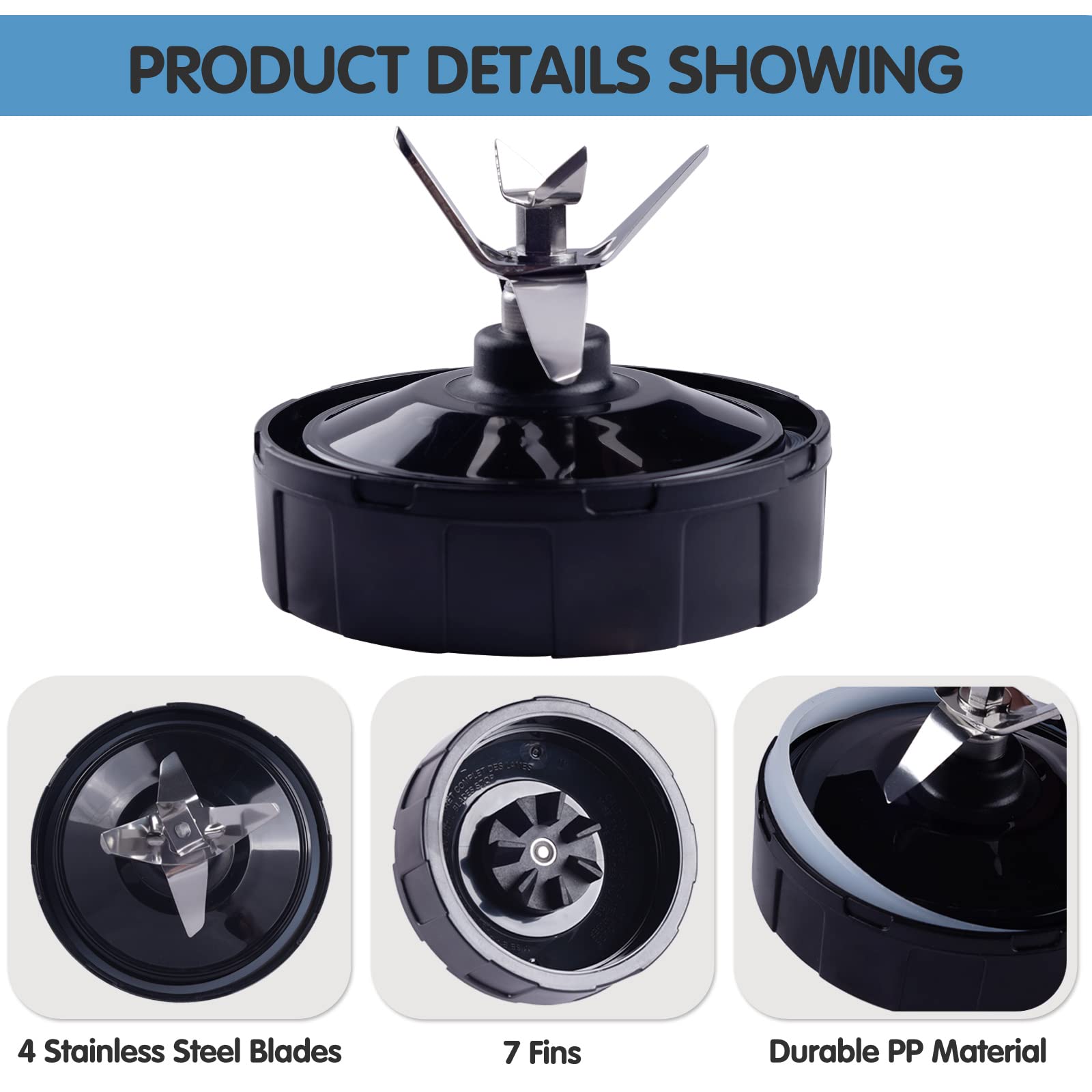 Ninja アルティマブレンダー Amazon.com: Ninja Blender Replacement Parts, 7-Fins Ninja