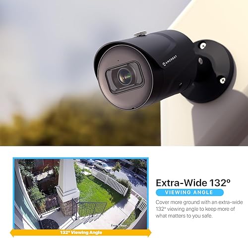 Miniatura 5 de Amcrest Cámara POE de 5MP para exteriores 2592 x 1944p, cámara de seguridad IP bala, IP67, ángulo de visión de 132, detección de humanos y