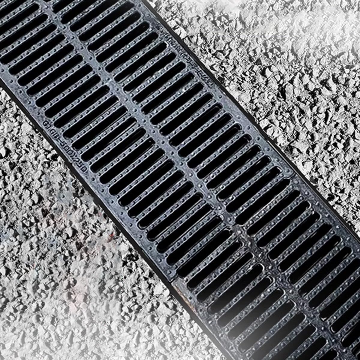 Generico Griglia in Resina Composita, Ritagliabile E Antiscivolo | Drenaggio Altamente Efficiente, Anti-intasamento, Adatto Sia Per Terrazze Che Per Uso Esterno (50x20x3cm (19.7x7.9x1.18in))
