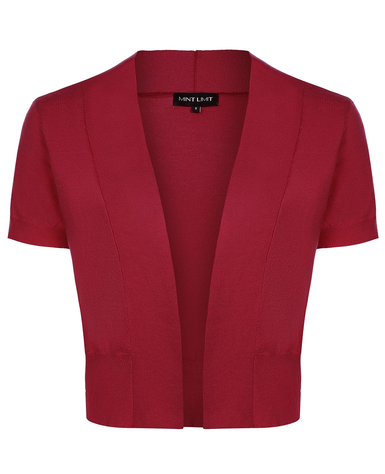 MINTLIMIT Women Shrug Bolero Open Front 3/4 Sleeve Cropped Cardigan Sweater