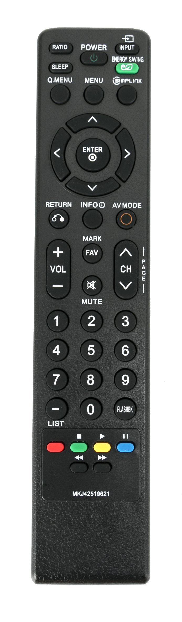 Telecomando Sostitutivo AULCMEET RC159 Per Smart TV JTC JAY-Tech E Modelli GU/GT (S32H3165M, S55U5117J, SG43U555J, E Molti Altri)