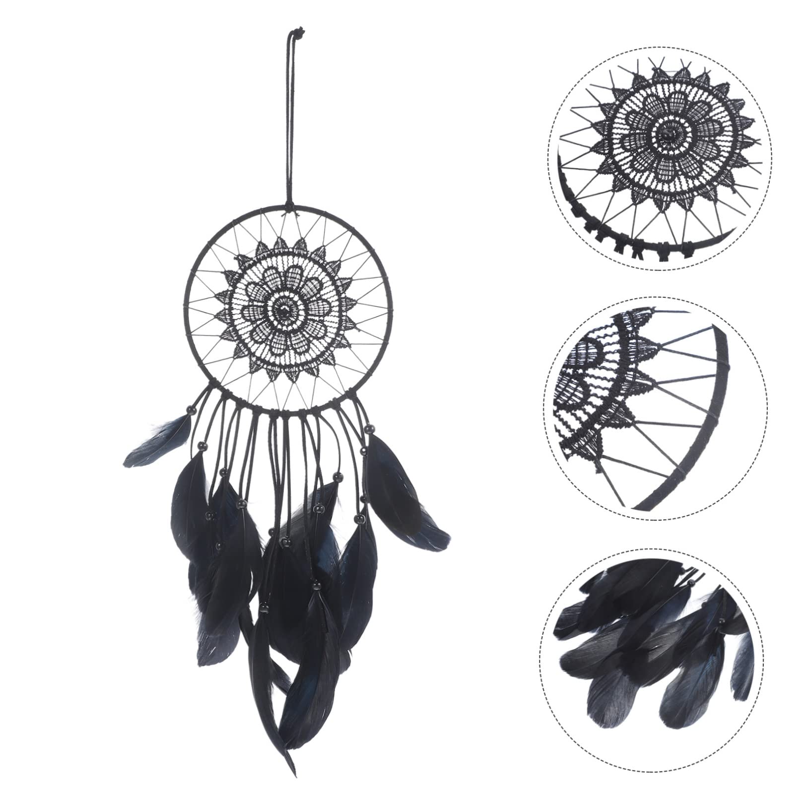 Ciieeo 5piezas Atrapa Woven Dream Catcher Colgante De Decoración De Pared Artesanal para Habitaciones Adolescentes De Festival y Decoración del