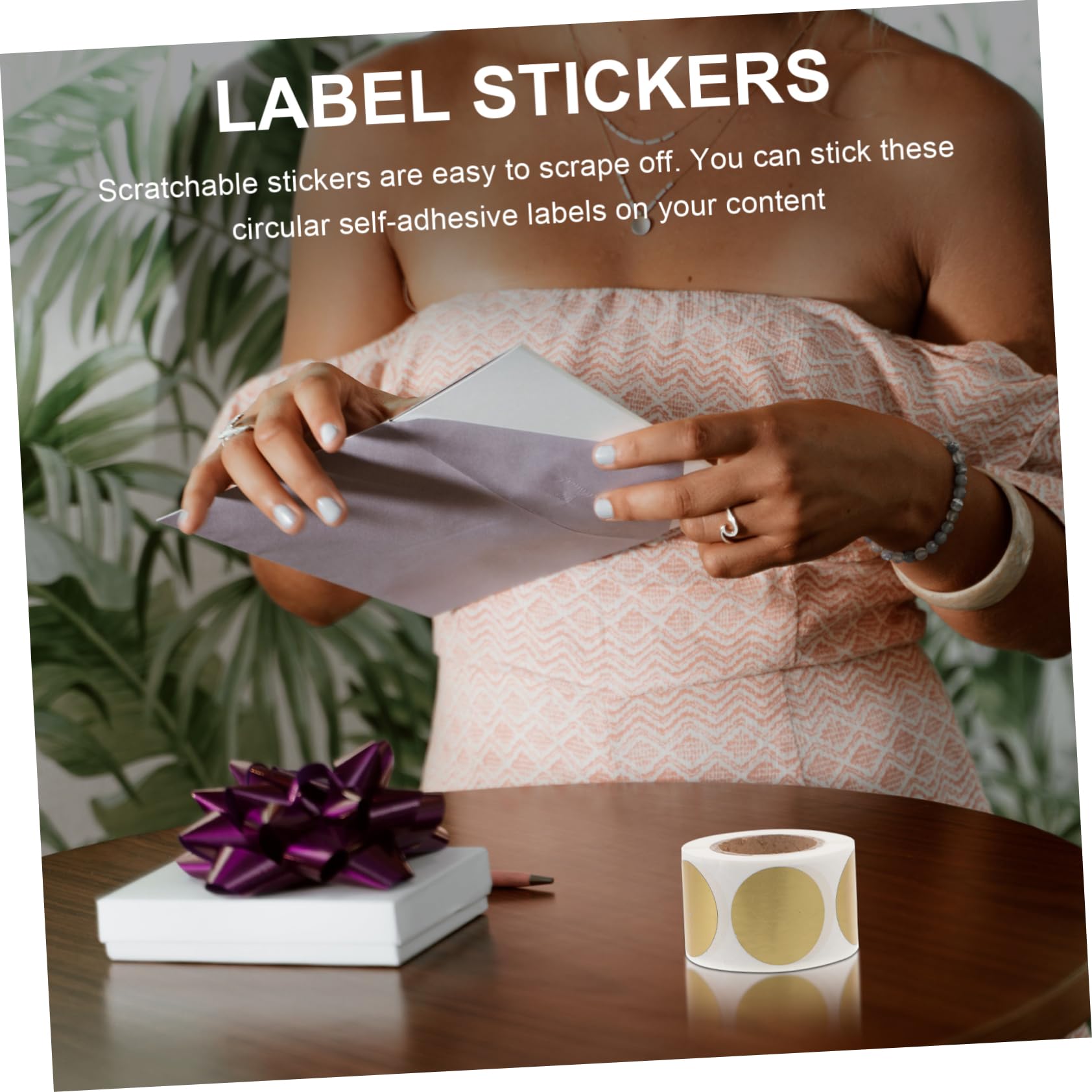 Autocollants à Gratter DIY - 300 Feuilles - Pour Fêtes, Jeux, Récompenses - Argent