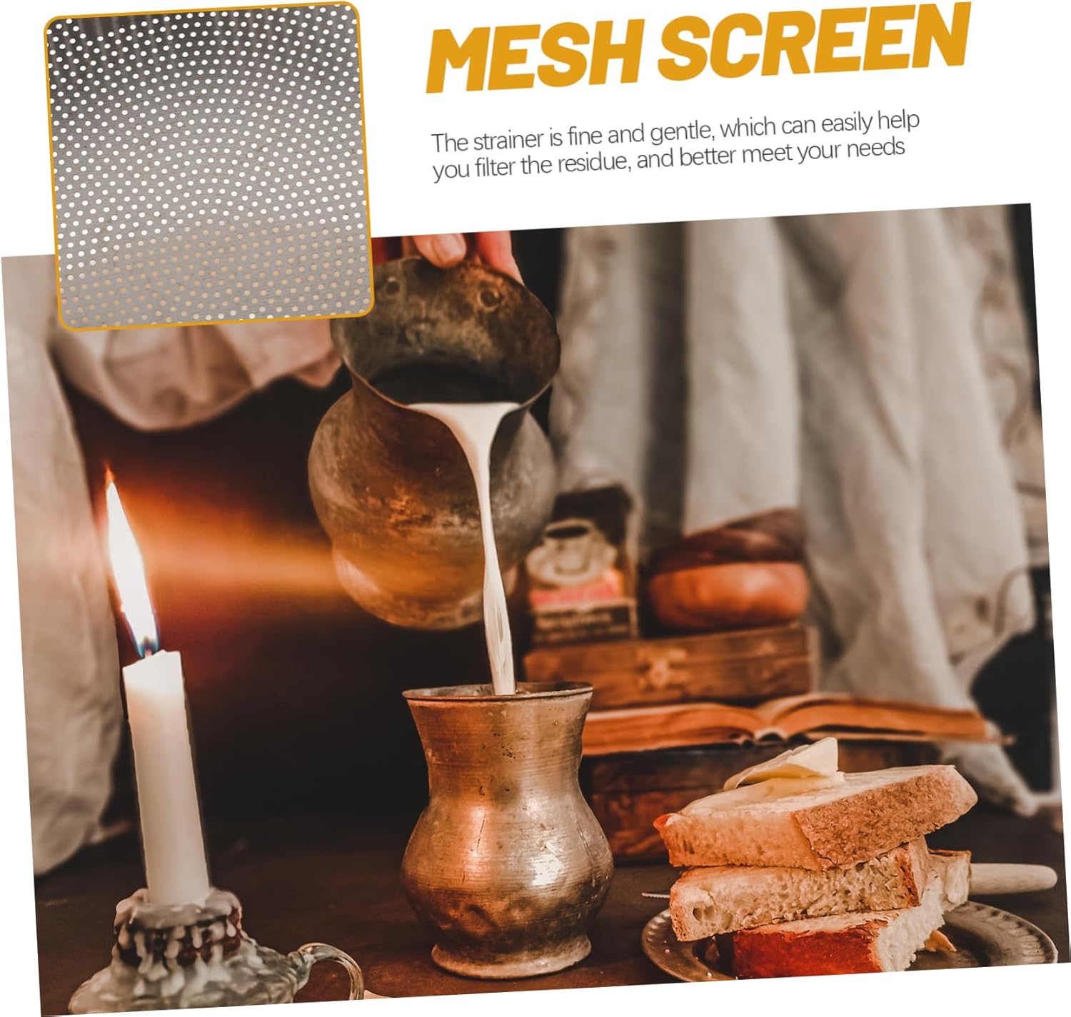 Soybean Milk Container Tea Pot Tea Strainer Filter Juice Soybean Milk Container Strainer