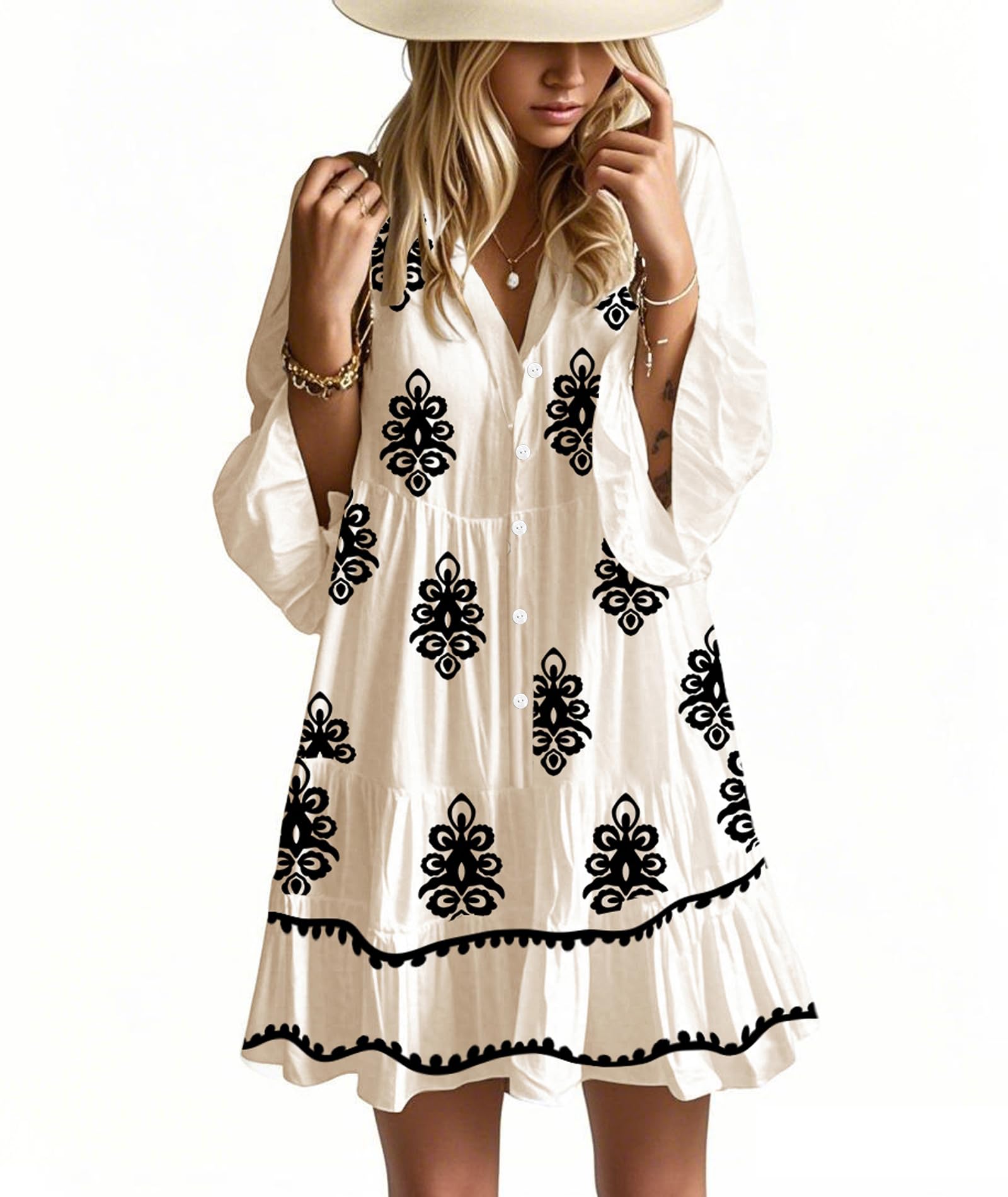 Opemiby Babydoll Dress