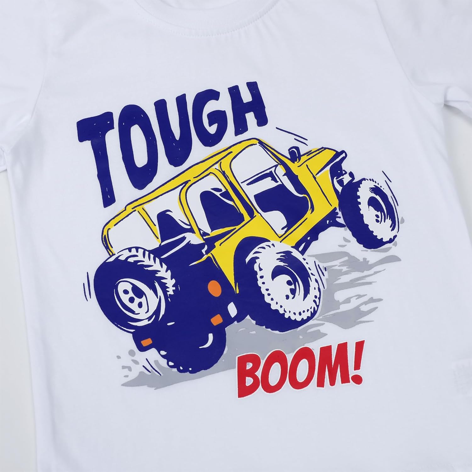 HILEELANG Toddler Boy Short Sleeve Tee Shirts Summer Cotton Casual Graphic Crewneck Tshirt Packs - Image 7