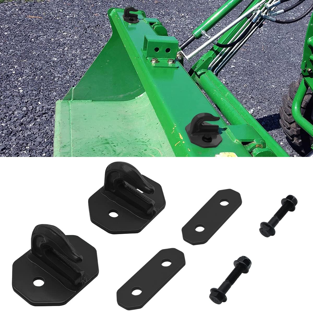 JERBOR Heavy Duty Tractor Bucket Grab Hook, Grab Hooks for