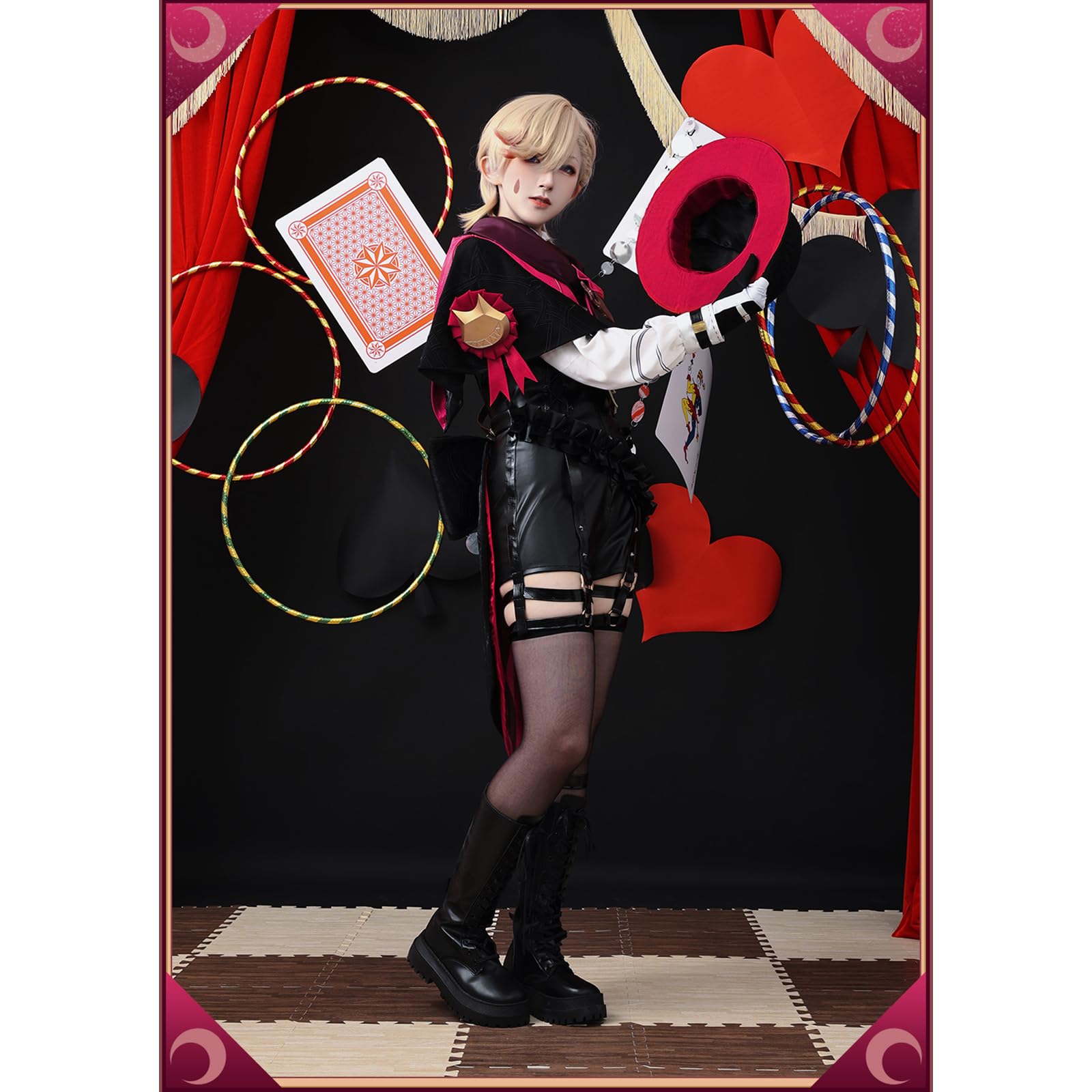 Amazon.co.jp: 原神 コスプレ 枫丹双子 リネット 耳、尻尾付き リネ 