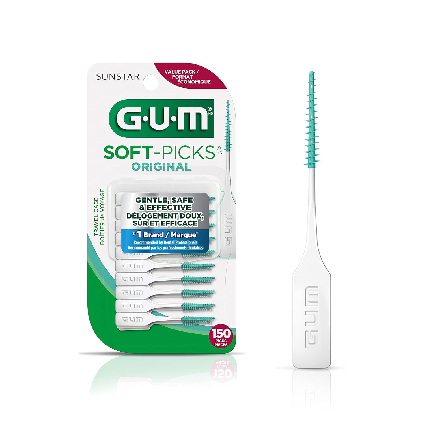 GUM SoftPicks Dental Picks Original, 150 Count Amazon.in Beauty