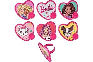 Barbie Be the Future Ring Cupcake Toppers
