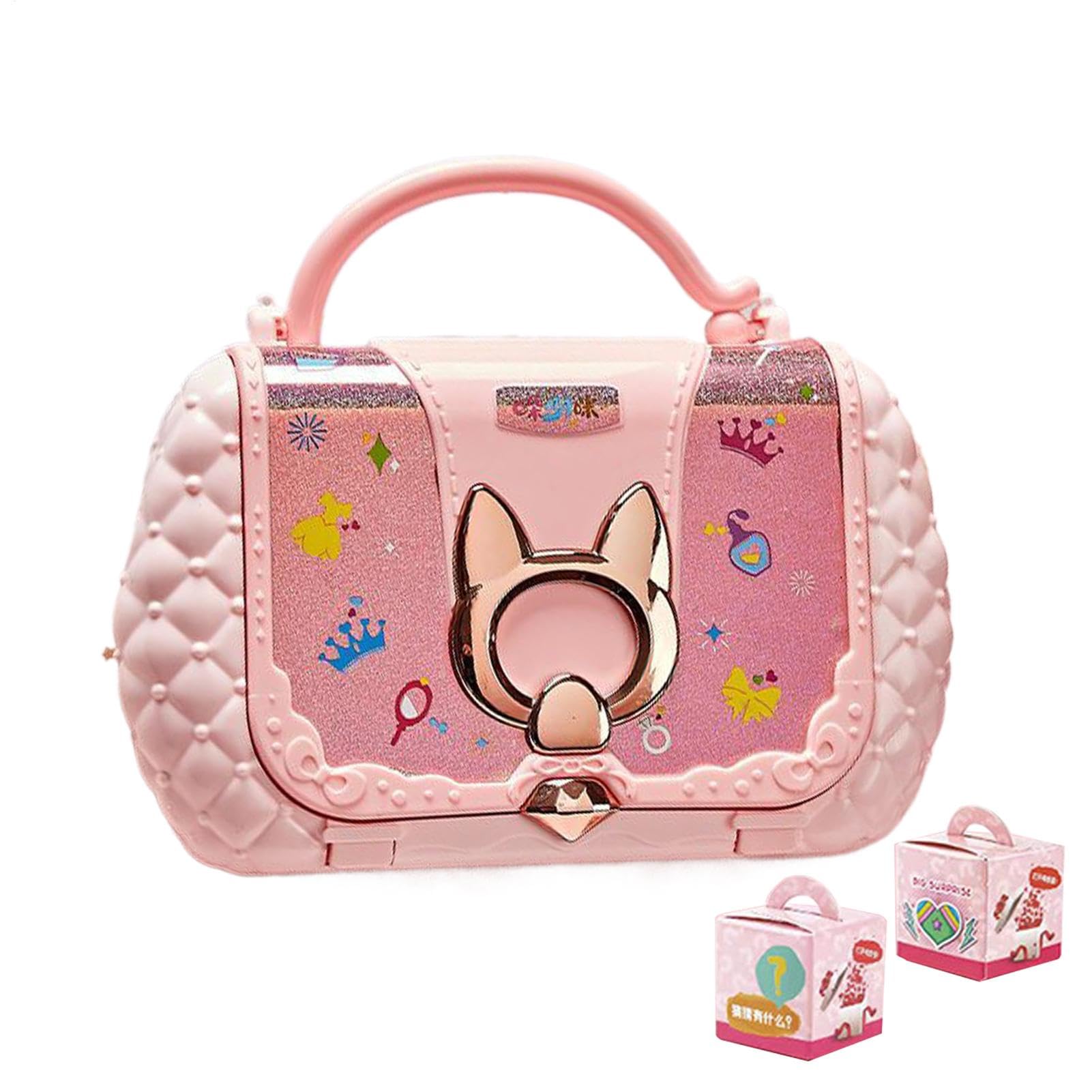 Trucchi Per Bambine set principessa lavabile sicuro atossico | Set Cosmetico Giocattolo Vero Lavabile Per Bambini Di Ruolo Travestimento Festa Salone Di Bellezza Cosmetico Glitter
