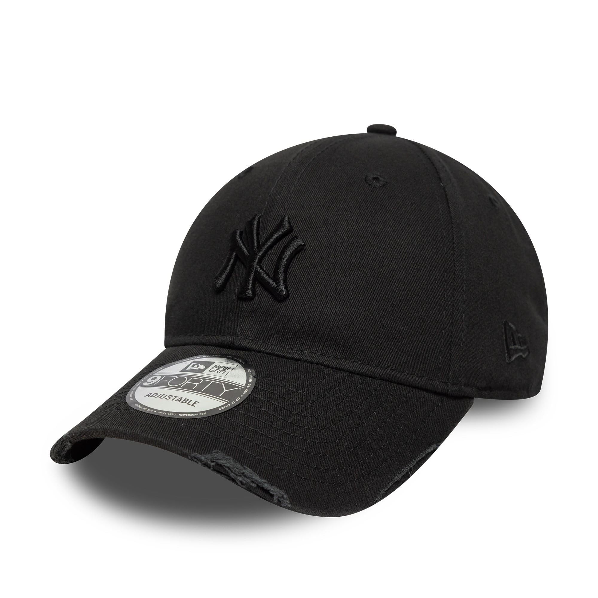 New Era New York Yankees MLB Washed Distressed 9Forty Cap Black