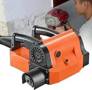 Electric Wall Chaser Wall Planer Machine, 1680w Concrete Shovel Machine with Water Fed Dust Suppression for Slotting Brick Granite Marble Concrete Grooves