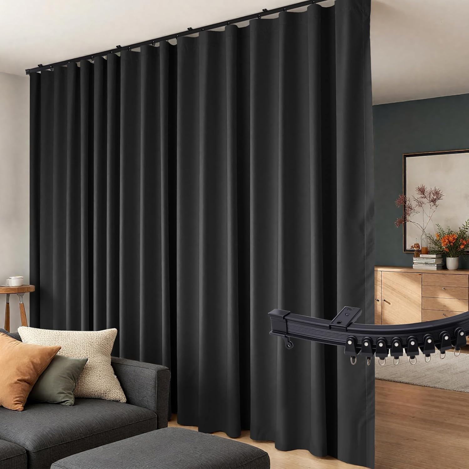 Room Divider Curtains Flexible...
