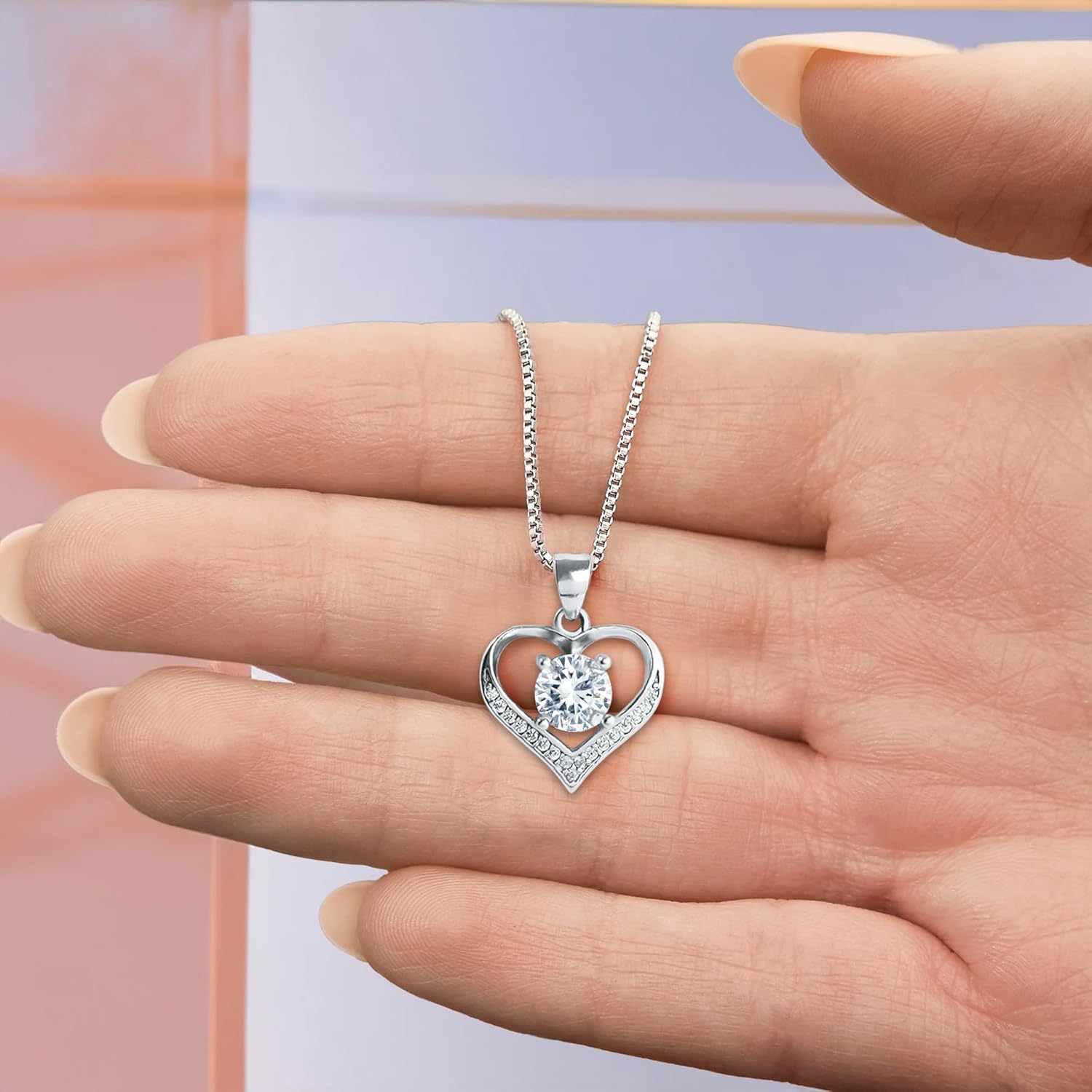 Larvincy To My Wife Necklace From Husband – Valentines Day Gifts for Her with Heartfelt Message Card, Premium Gold-Plated Wife Jewelry in Elegant Box - Image 5