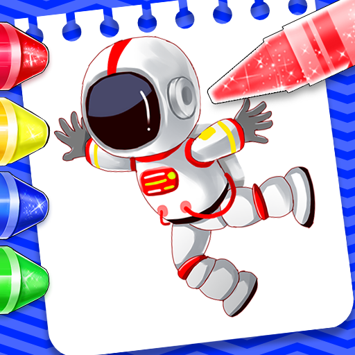 Spacemen Color Game Space Coloring Pages: SpaceShip Coloring Game for Kids - Aplicativo na ...