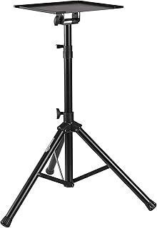 Amazon Basics Multi Purpose Adjustable Portable Tripod Stand for Workstation, Music, DJ, Projector, or Mixer, Black