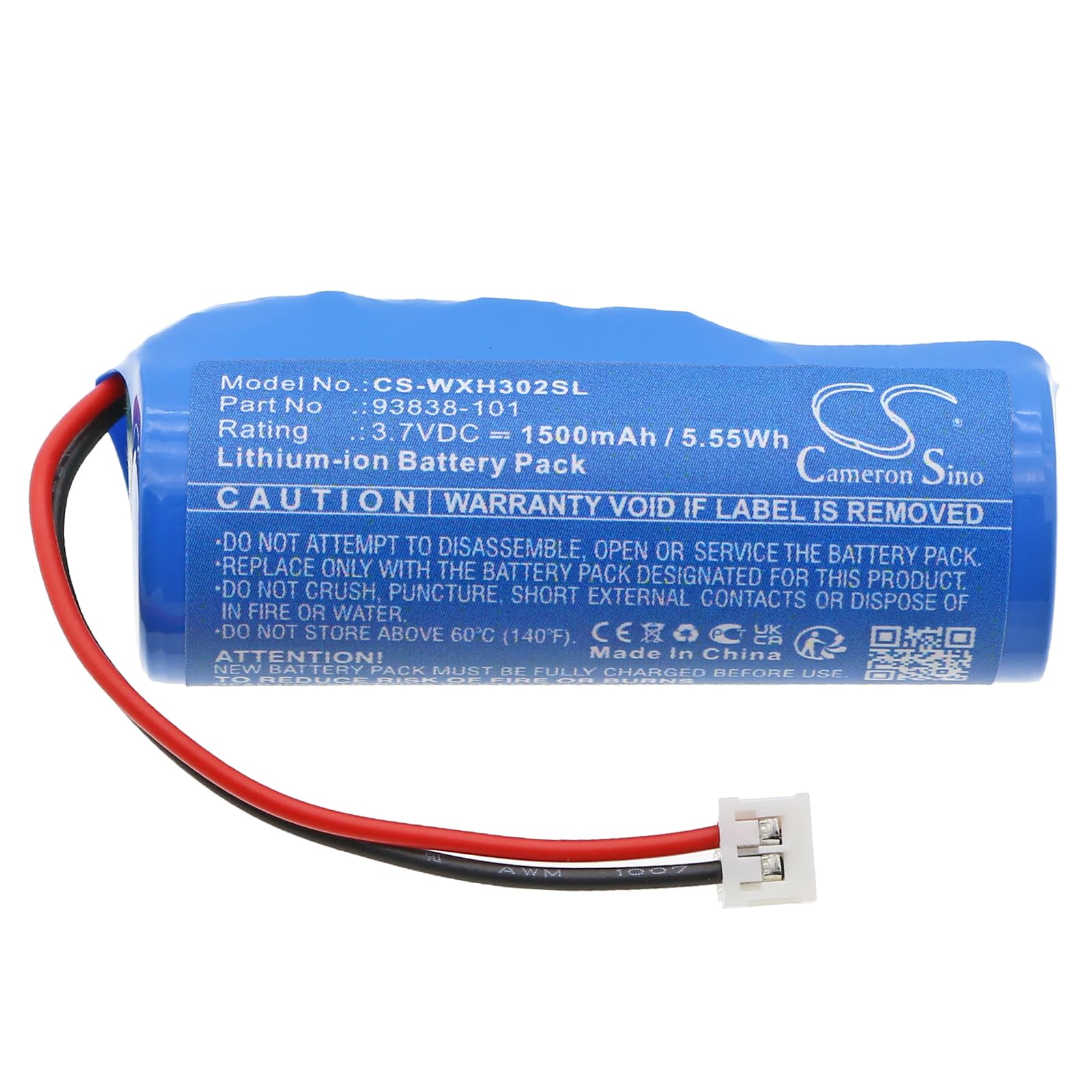 FYIOGXG Battery for Wahl Detailer Cordless Trimmer PN:Wahl 3024976, 93838-101 1500mAh / 5.55Wh