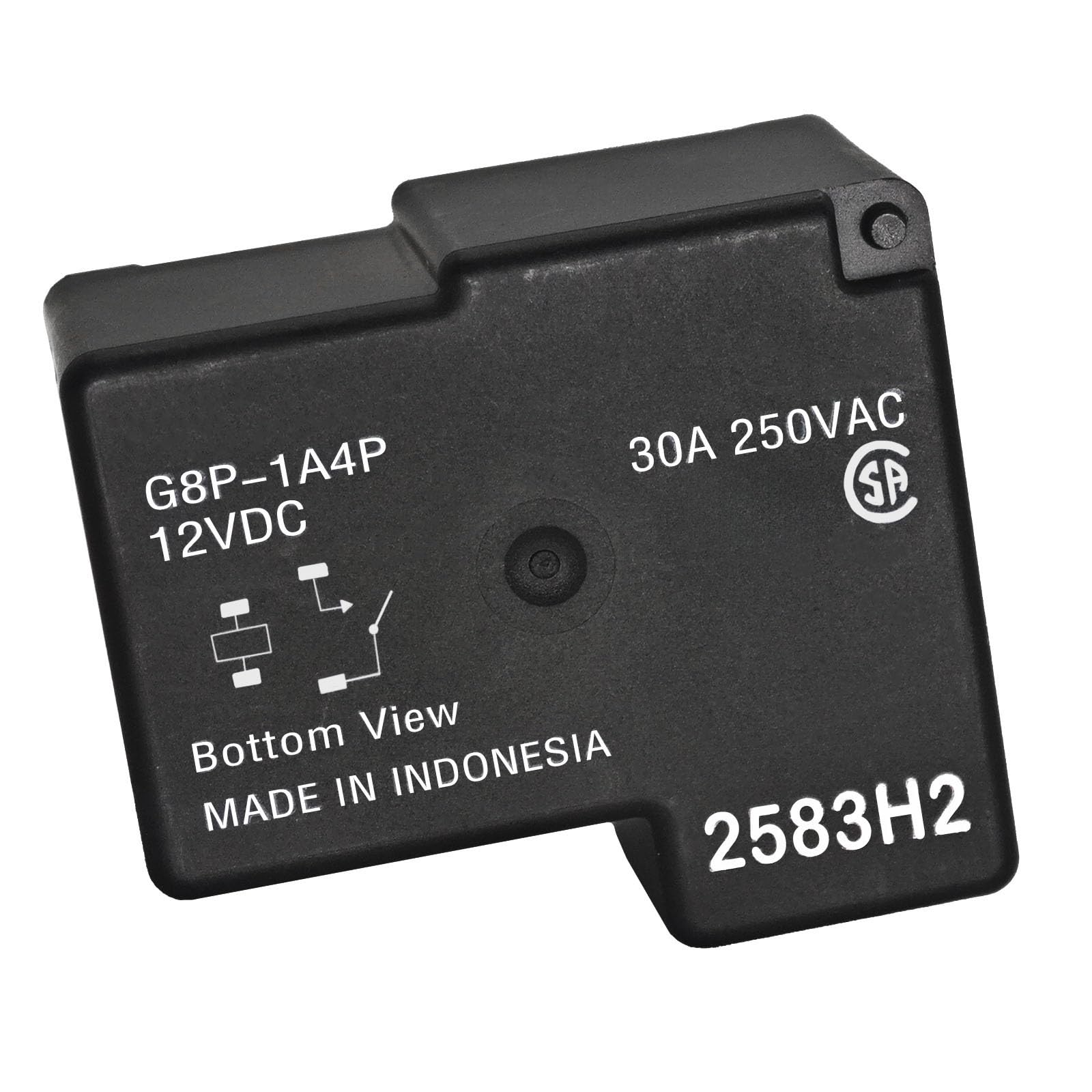 G8P-1A4P Relè PCB completamente sigillato (set di 2) 12VDC 30A - 4Pin 30A 250VAC Relè per scheda PC o applicazioni montate su pannello, risolvere il problema del codice F01 dell'essiccatore