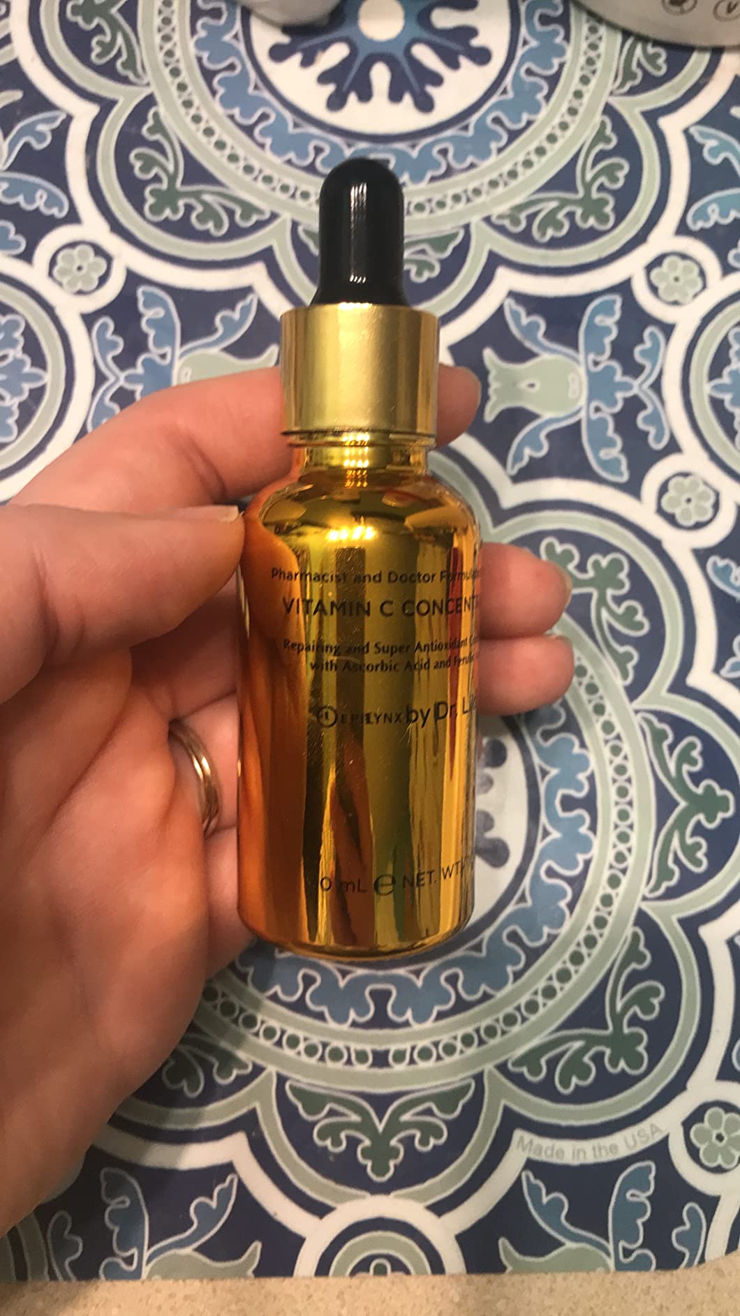 EpiLynx Vitamin C Face Serum - Antioxidant Rejuvenating Vitamin C Serum for Face - Repairs Skin Barrier & Hydrates Dark Spot Remover - Vegan, Gluten-Free for Sensitive Skin