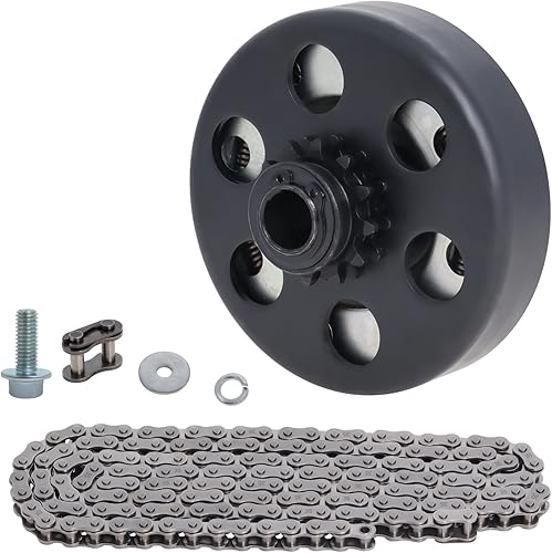 Mini Bike Go Kart Embrague 58 "Embrague centrífugo Juego de embrague de 12 dientes con 35 cadenas depredador 212 embragues motor para cortacésped