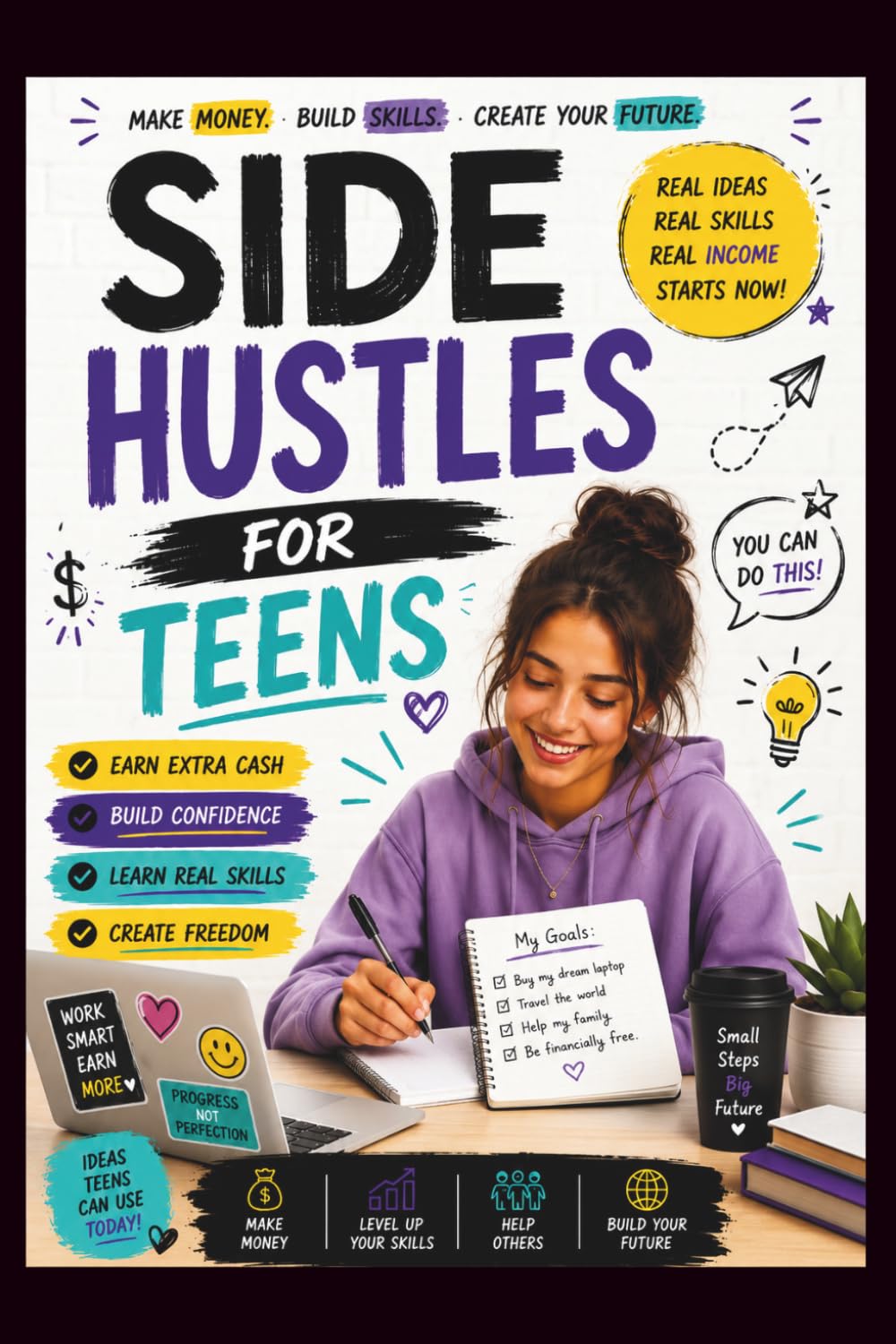 Side Hustles for Teens: Build Skills, Earn Money, Create Your Future. Money management and budgeting basics